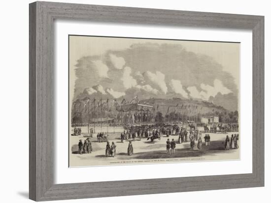 Inauguration of the Statue to the Empress Josephine at Fort De France, Martinique-William Carpenter-Framed Giclee Print