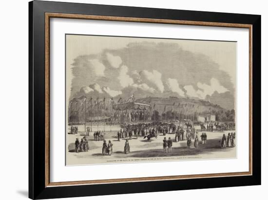 Inauguration of the Statue to the Empress Josephine at Fort De France, Martinique-William Carpenter-Framed Giclee Print