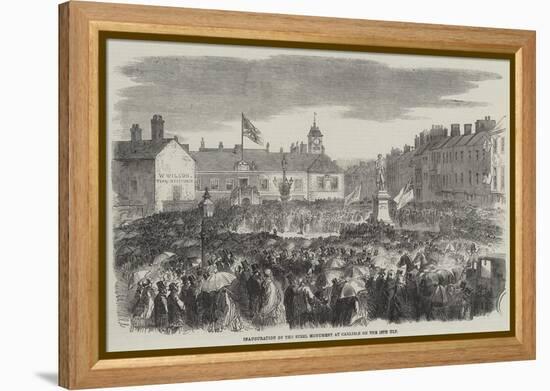 Inauguration of the Steel Monument at Carlisle on the 16th Ult-null-Framed Premier Image Canvas