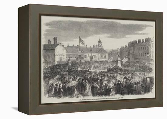 Inauguration of the Steel Monument at Carlisle on the 16th Ult-null-Framed Premier Image Canvas