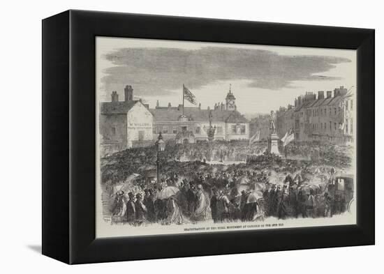 Inauguration of the Steel Monument at Carlisle on the 16th Ult-null-Framed Premier Image Canvas