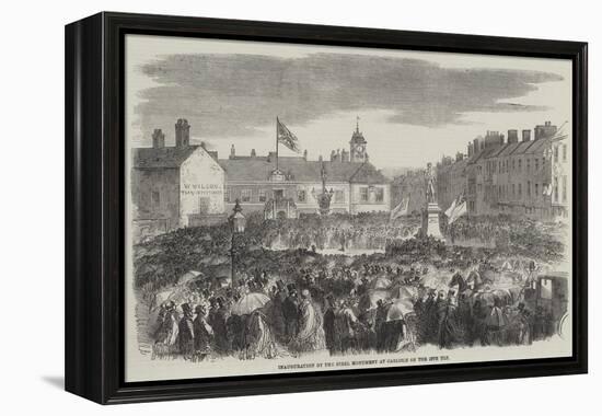 Inauguration of the Steel Monument at Carlisle on the 16th Ult-null-Framed Premier Image Canvas