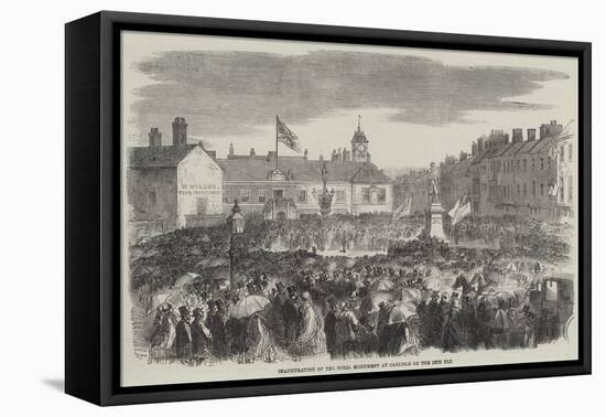 Inauguration of the Steel Monument at Carlisle on the 16th Ult-null-Framed Premier Image Canvas