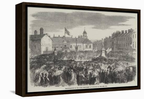 Inauguration of the Steel Monument at Carlisle on the 16th Ult-null-Framed Premier Image Canvas