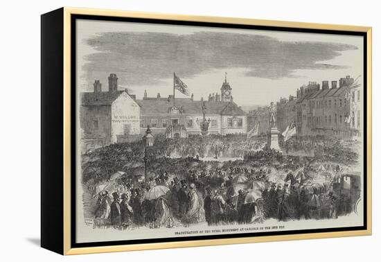 Inauguration of the Steel Monument at Carlisle on the 16th Ult-null-Framed Premier Image Canvas