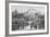 Inauguration of Work on Ferdinandea Railway Line Between Venice and Milan, Italy, 19th Century-null-Framed Giclee Print