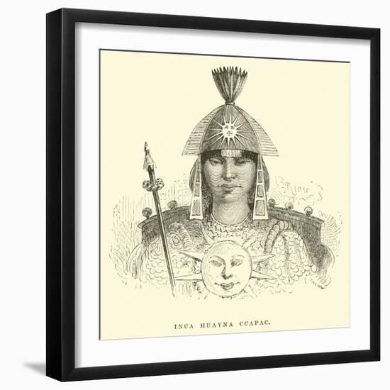 Inca Huayna Ccapac-Édouard Riou-Framed Giclee Print