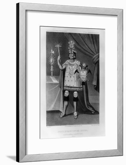 Inca Prince, National Costume, 1852-Jacques Francois Gauderique Llanta-Framed Giclee Print