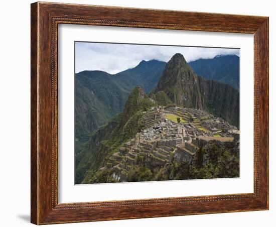 Inca Ruins, Machu Picchu, UNESCO World Heritage Site, Peru, South America-Michael DeFreitas-Framed Photographic Print