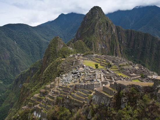 Inca Ruins Machu Picchu Unesco World Heritage Site Peru South America Photographic Print Michael Defreitas Art Com