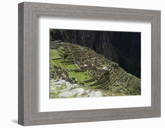 Inca Ruins, Machu Picchu, Unesco World Heritage Site, Peru, South America-Sybil Sassoon-Framed Photographic Print