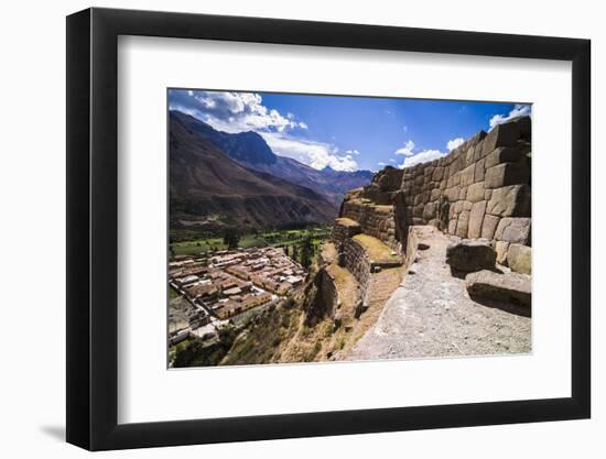 Inca Ruins of Ollantaytambo, Sacred Valley of the Incas (Urubamba Valley), Near Cusco, Peru-Matthew Williams-Ellis-Framed Photographic Print