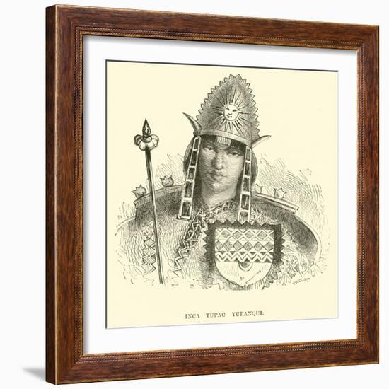 Inca Tupac Yupanqui-Édouard Riou-Framed Giclee Print