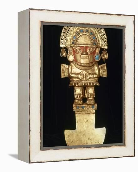 Incan Gold Ornament-null-Framed Premier Image Canvas