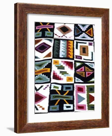 Incan Rug, Cuzco, Peru-Bill Bachmann-Framed Photographic Print