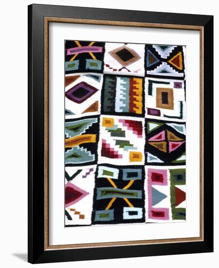 Incan Rug, Cuzco, Peru-Bill Bachmann-Framed Photographic Print