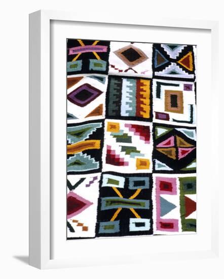 Incan Rug, Cuzco, Peru-Bill Bachmann-Framed Photographic Print