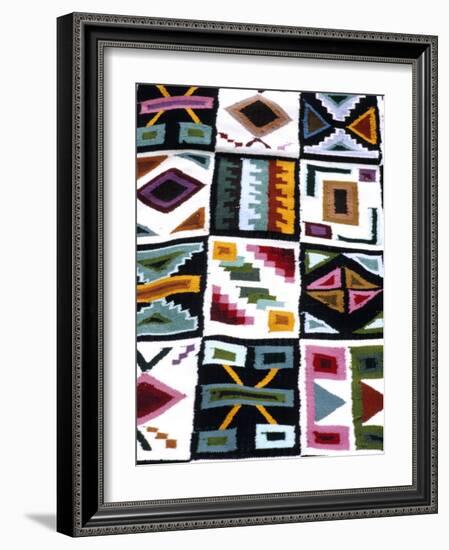 Incan Rug, Cuzco, Peru-Bill Bachmann-Framed Photographic Print