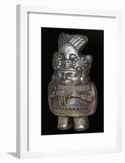 Incan silver figure of a man with pan-pipes-Unknown-Framed Giclee Print