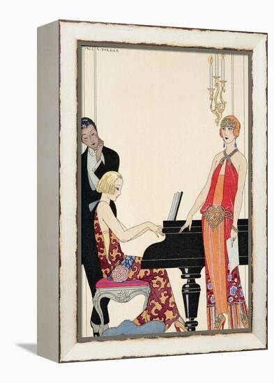 Incantation, Illustration for 'Gazette Du Bon Ton', 1922 (Pochoir Print)-Georges Barbier-Framed Premier Image Canvas