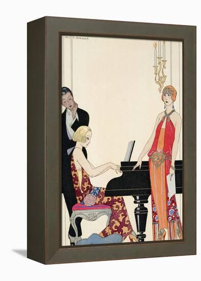 Incantation, Illustration for 'Gazette Du Bon Ton', 1922 (Pochoir Print)-Georges Barbier-Framed Premier Image Canvas