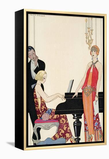 Incantation, Illustration for 'Gazette Du Bon Ton', 1922 (Pochoir Print)-Georges Barbier-Framed Premier Image Canvas