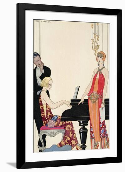 Incantation, Illustration for 'Gazette Du Bon Ton', 1922 (Pochoir Print)-Georges Barbier-Framed Giclee Print