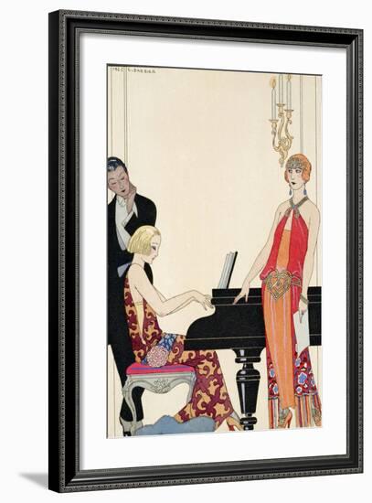 Incantation, Illustration for 'Gazette Du Bon Ton', 1922 (Pochoir Print)-Georges Barbier-Framed Giclee Print