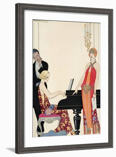 Incantation, Illustration for 'Gazette Du Bon Ton', 1922 (Pochoir Print)-Georges Barbier-Framed Giclee Print