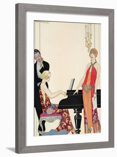 Incantation, Illustration for 'Gazette Du Bon Ton', 1922 (Pochoir Print)-Georges Barbier-Framed Giclee Print