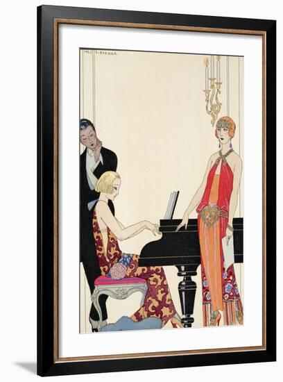 Incantation, Illustration for 'Gazette Du Bon Ton', 1922 (Pochoir Print)-Georges Barbier-Framed Giclee Print