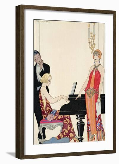 Incantation, Illustration for 'Gazette Du Bon Ton', 1922 (Pochoir Print)-Georges Barbier-Framed Giclee Print