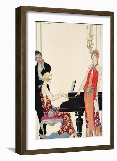 Incantation, Illustration for 'Gazette Du Bon Ton', 1922 (Pochoir Print)-Georges Barbier-Framed Giclee Print