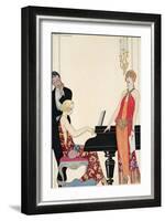 Incantation, Illustration for 'Gazette Du Bon Ton', 1922 (Pochoir Print)-Georges Barbier-Framed Giclee Print