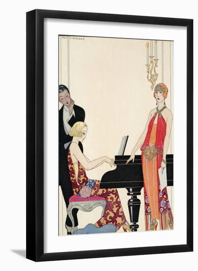 Incantation, Illustration for 'Gazette Du Bon Ton', 1922 (Pochoir Print)-Georges Barbier-Framed Giclee Print