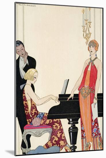 Incantation, Illustration for 'Gazette Du Bon Ton', 1922 (Pochoir Print)-Georges Barbier-Mounted Giclee Print