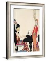 Incantation, Illustration for 'Gazette Du Bon Ton', 1922 (Pochoir Print)-Georges Barbier-Framed Giclee Print