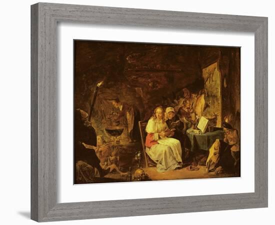 Incantation Scene-David the Younger Teniers-Framed Giclee Print