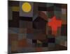 Incendio Sotto la Luna Piena-Paul Klee-Mounted Art Print