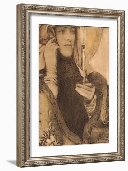 Incense, 1917-Fernand Khnopff-Framed Giclee Print