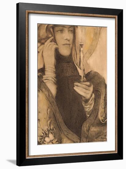 Incense, 1917-Fernand Khnopff-Framed Giclee Print