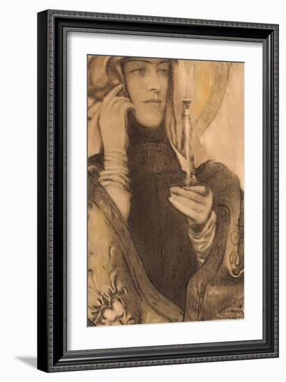 Incense, 1917-Fernand Khnopff-Framed Giclee Print