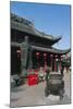 Incense Burner and Statue of Confucius-null-Mounted Giclee Print