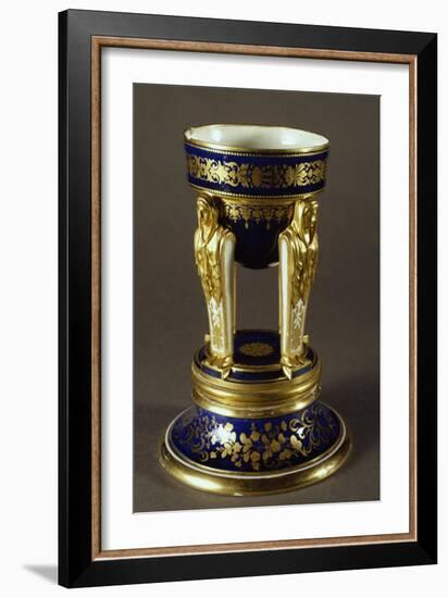 Incense Burner Balanced on Caritidi, Porcelain, Viennese Manufacture, Austria-null-Framed Giclee Print