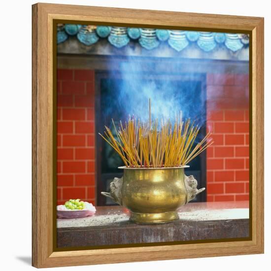 Incense Burning-Reed Kaestner-Framed Premier Image Canvas