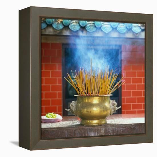 Incense Burning-Reed Kaestner-Framed Premier Image Canvas