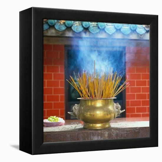 Incense Burning-Reed Kaestner-Framed Premier Image Canvas