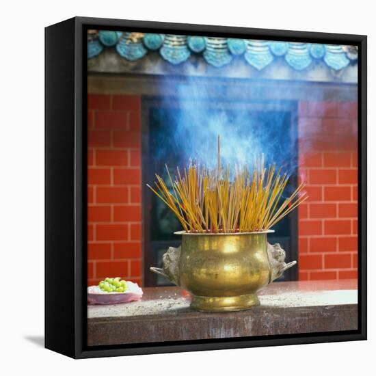 Incense Burning-Reed Kaestner-Framed Premier Image Canvas