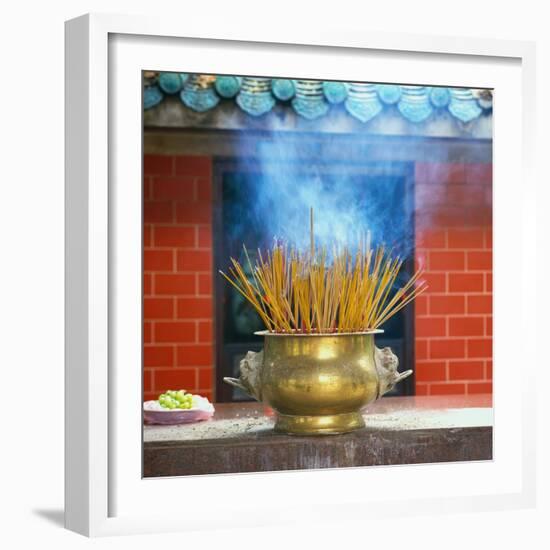 Incense Burning-Reed Kaestner-Framed Photographic Print