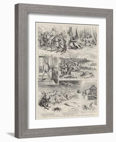 Incidents in the Daily Life of Hh Hadj Abdeslam, Prince of Wazzam, Grand Shereef of Morocco-Godefroy Durand-Framed Giclee Print